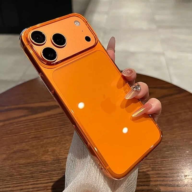 Роскошный ультратонкий прозрачный оранжевый чехол для телефона iPhone 17, 14, 14, 13, 16, 12 Pro Max Plus 17Pro, воздушный прозрачный противоударный жесткий чехол
Роскошный ультратонкий прозрачный оранжевый чехол для телефона iPhone 17, 14, 14, 13, 16, 12 Pro Max Plus 17Pro, воздушный прозрачный противоударный жесткий чехол
