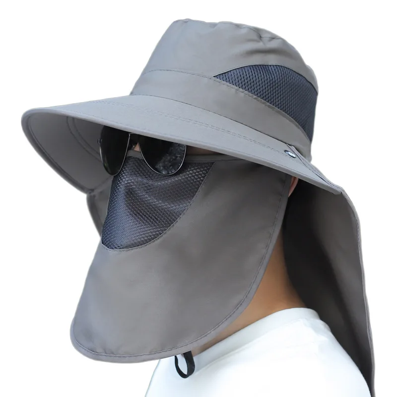 Popular wide-brimmed sunshade fishing mountaineering jungle men's mask sunscreen Japanese sun hat
Popular wide-brimmed sunshade fishing mountaineering jungle men's mask sunscreen Japanese sun hat