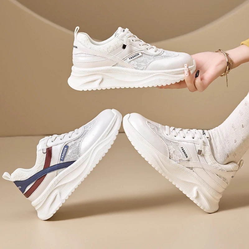 2026 Women's Casual Shoes Summer New Thick Bottom Lightweight Sneakers Breathable Mesh Running Shoes Sports White Shoes Woman
2026 Women's Casual Shoes Summer New Thick Bottom Lightweight Sneakers Breathable Mesh Running Shoes Sports White Shoes Woman