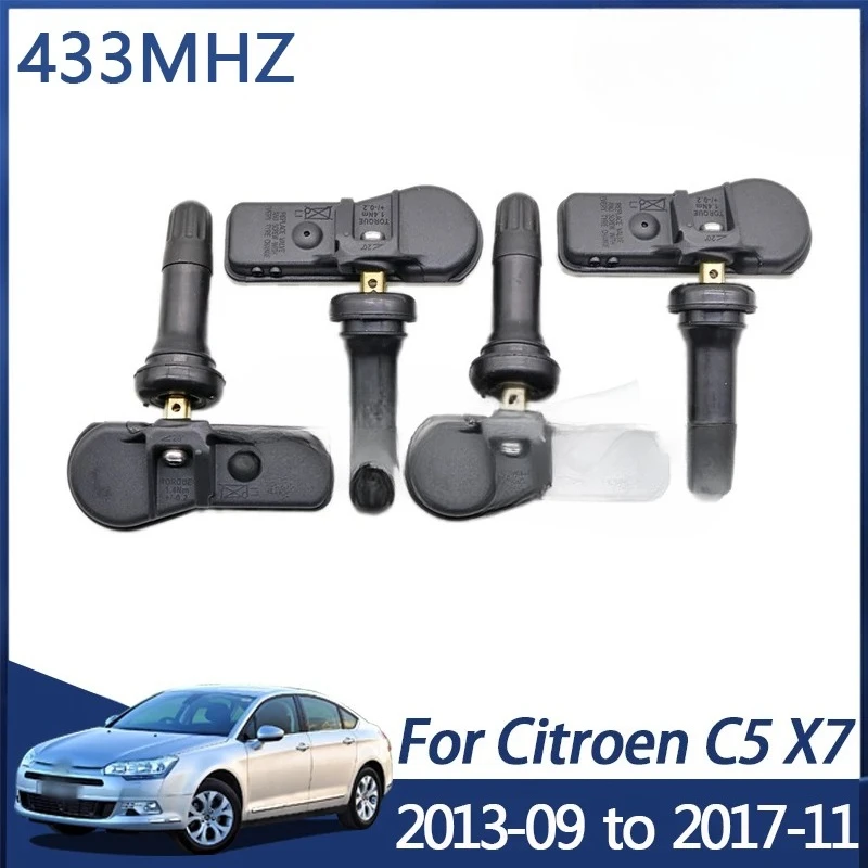4 шт., 433 МГц, датчик TPMS, датчик давления в шинах для Citroen C5 2013-09–2017-11 9811536380 9802003680
4 шт., 433 МГц, датчик TPMS, датчик давления в шинах для Citroen C5 2013-09–2017-11 9811536380 9802003680