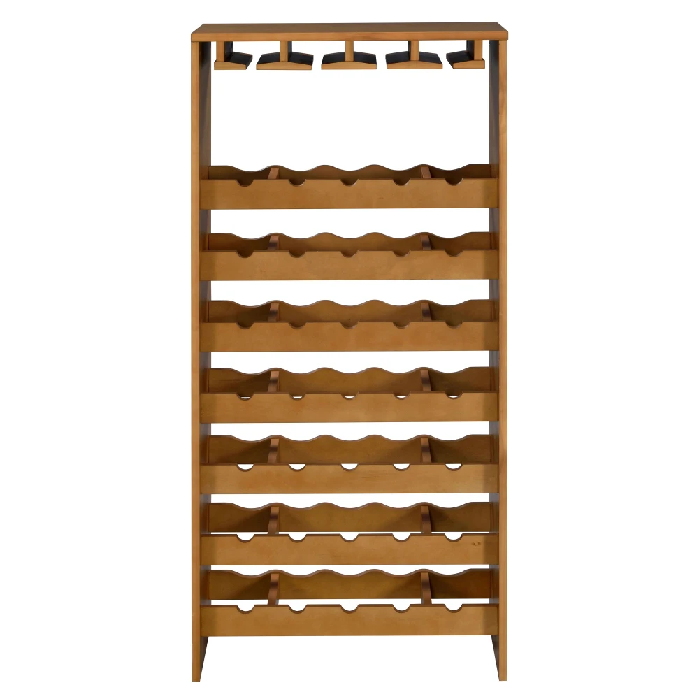 Oak 7-tier Wine Rack Bar Furniture
Oak 7-tier Wine Rack Bar Furniture
