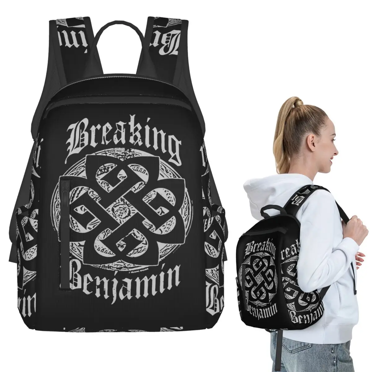 Alternative Metal Breaking Ben.jamin Backpack Student BookBag Children School Bag Computer Shoulder Bags Boys Girls
Alternative Metal Breaking Ben.jamin Backpack Student BookBag Children School Bag Computer Shoulder Bags Boys Girls
