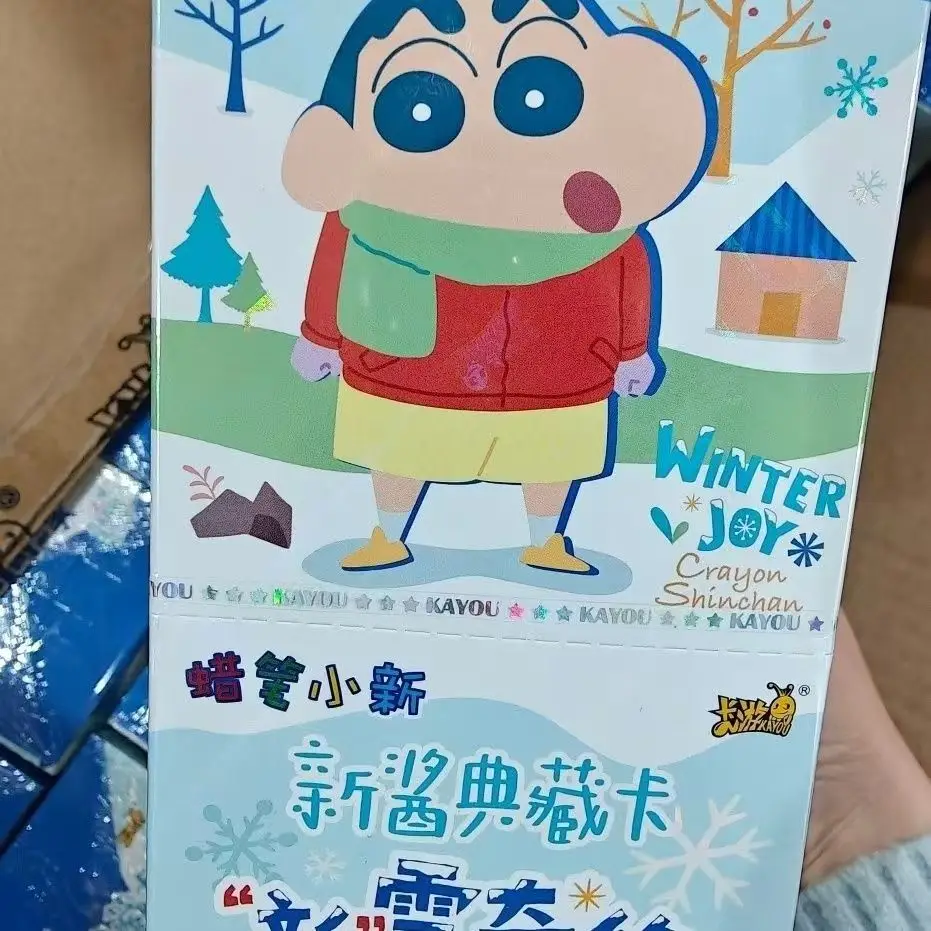 KAYOU Official Crayon Shin-chan Vol.5 Winter Joy Vivid Pack Cards, Nohara Family Winter Anime Trading Collectible Mini Cards
KAYOU Official Crayon Shin-chan Vol.5 Winter Joy Vivid Pack Cards, Nohara Family Winter Anime Trading Collectible Mini Cards