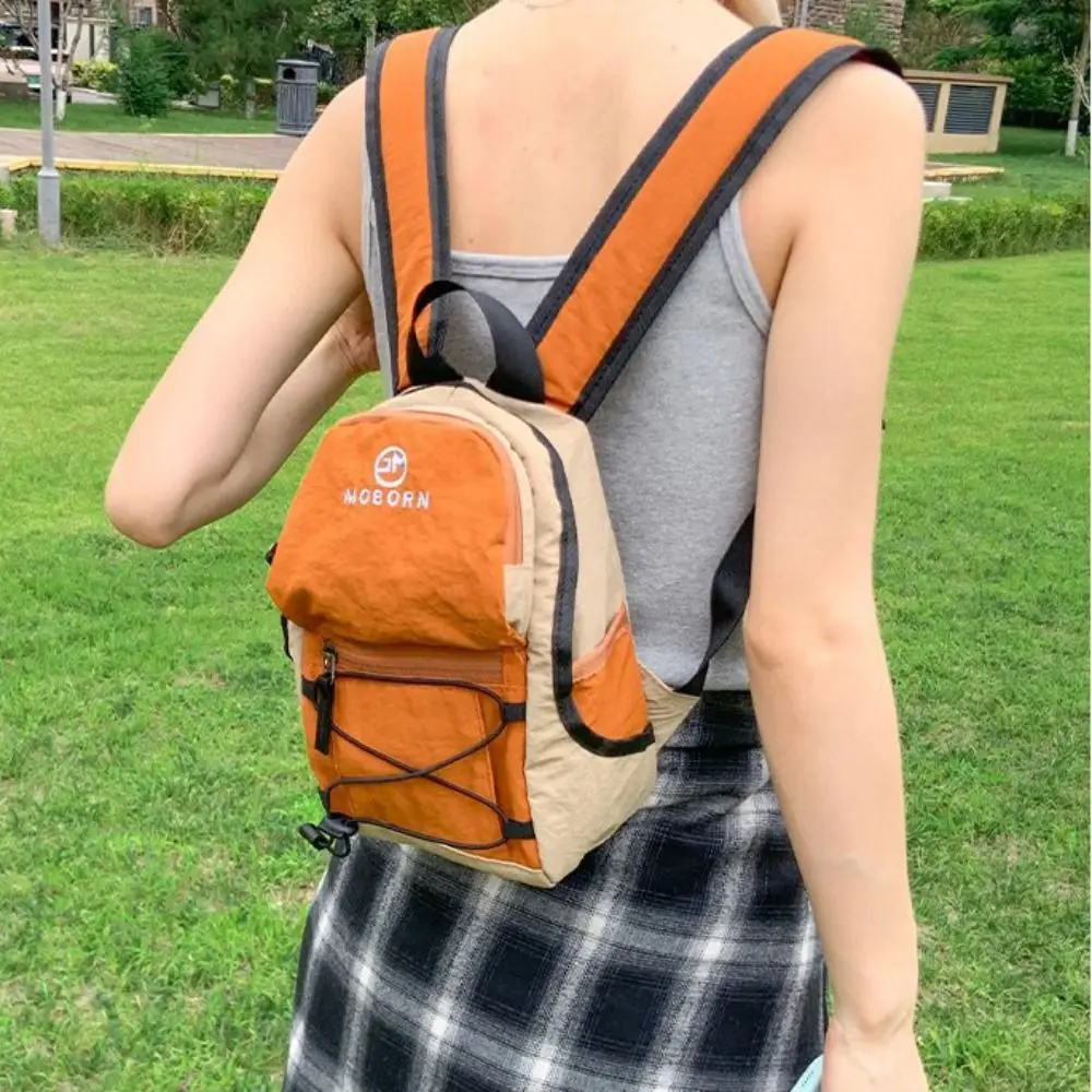 Korean Style Outdoor Drawstring Backpack Solid Color Waterproof Travel Nylon Backpack Sports Commute Hiking Shoulder Bag Women
Korean Style Outdoor Drawstring Backpack Solid Color Waterproof Travel Nylon Backpack Sports Commute Hiking Shoulder Bag Women
