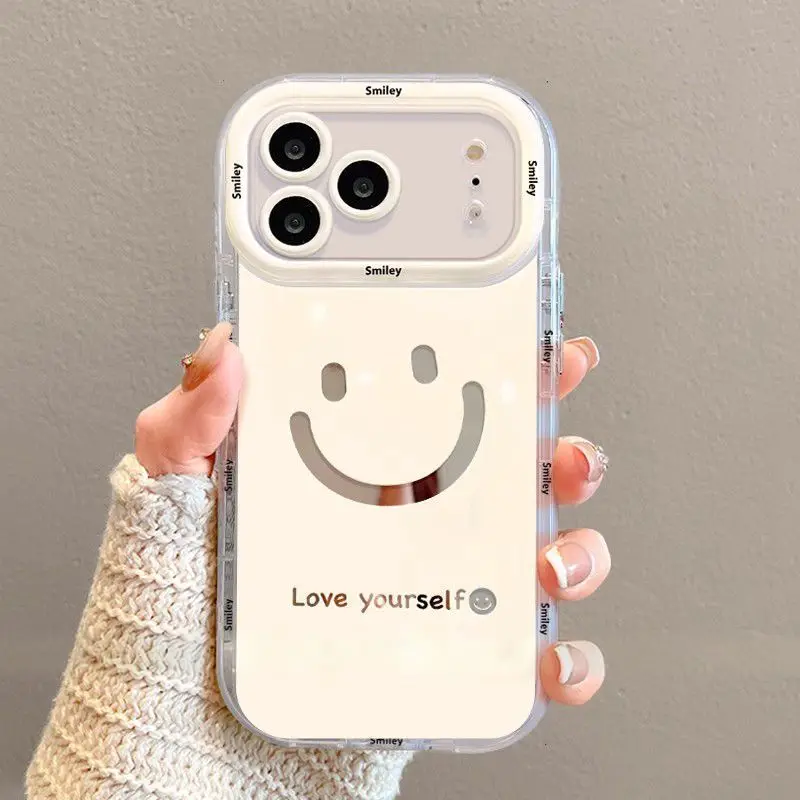 Kawaii Love Yourself Smiley Phone Case earthquake-proof For IPhone17161514Pro Max Anti Drop Clear TPU Phone Cover Healing touch
Kawaii Love Yourself Smiley Phone Case earthquake-proof For IPhone17161514Pro Max Anti Drop Clear TPU Phone Cover Healing touch