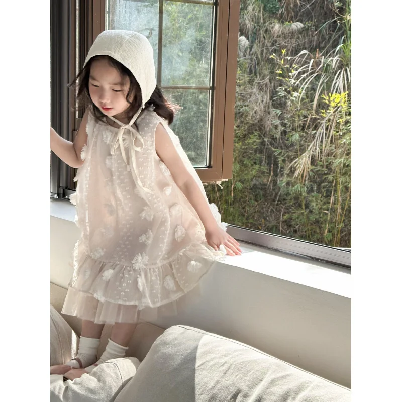 Girls' Dress2025Summer New Fashionable Baby Stylish Niche Design 3D Flower Sleeveless Princess Dress
Girls' Dress2025Summer New Fashionable Baby Stylish Niche Design 3D Flower Sleeveless Princess Dress