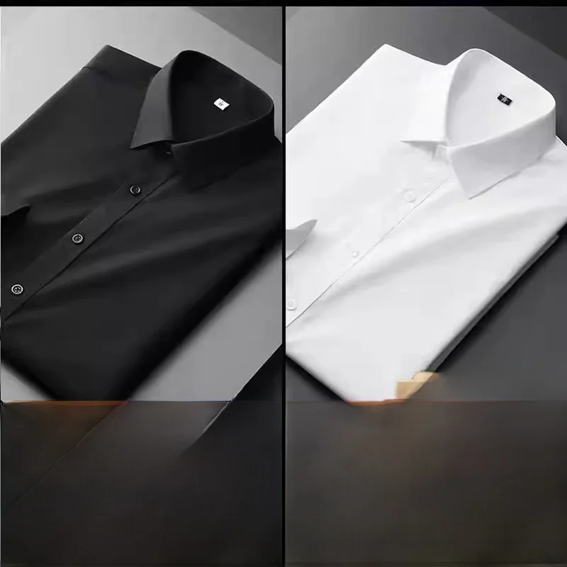 White Long Sleeve Casual Shirt for Men Business Formal Wear Spring Autumn Seasonal Garment Youth Trend Anti-Wrinkle Treatment
White Long Sleeve Casual Shirt for Men Business Formal Wear Spring Autumn Seasonal Garment Youth Trend Anti-Wrinkle Treatment