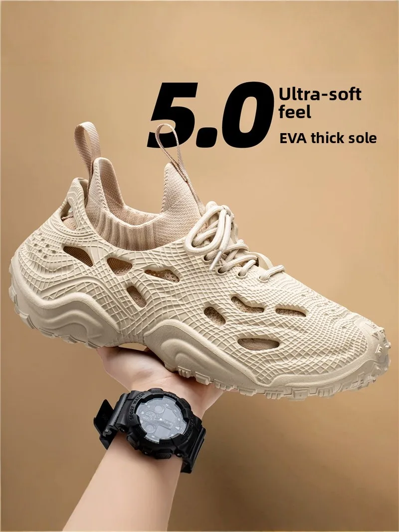 Men's 2026 New Anti-slip Wear-resistant Hollow out Driving Sandals Casual Sports Beach Shoes Comfortable Breathable Slip-ons
Men's 2026 New Anti-slip Wear-resistant Hollow out Driving Sandals Casual Sports Beach Shoes Comfortable Breathable Slip-ons