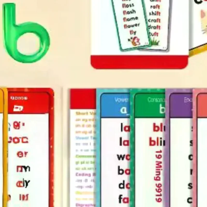 60 Sheets Teacher Teaching Aids Montessori Phonics Word Lists Cards English Vocabulary Building Learning Flashcards
60 Sheets Teacher Teaching Aids Montessori Phonics Word Lists Cards English Vocabulary Building Learning Flashcards