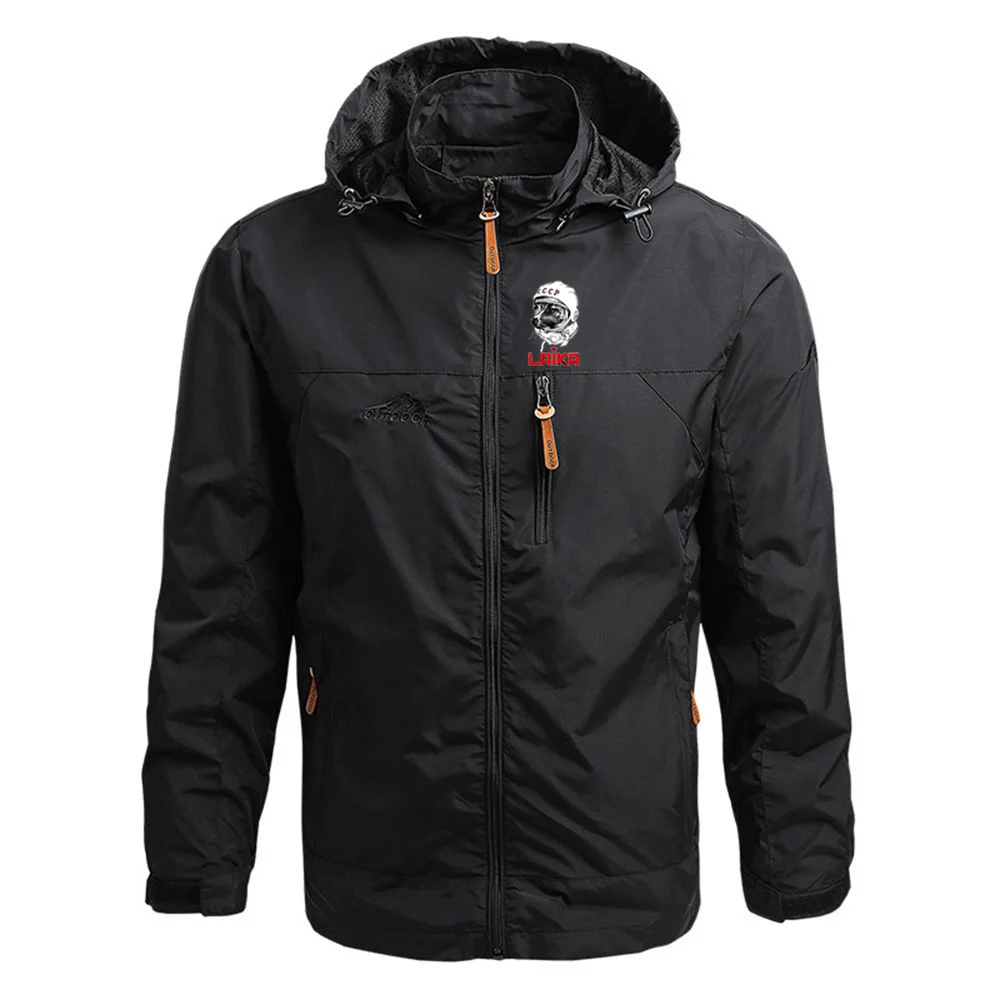 Laika USSR Funny Cartoon Dog Graphic The men's four-color windbreaker is suitable for spring and autumn hoodies jacket
Laika USSR Funny Cartoon Dog Graphic The men's four-color windbreaker is suitable for spring and autumn hoodies jacket