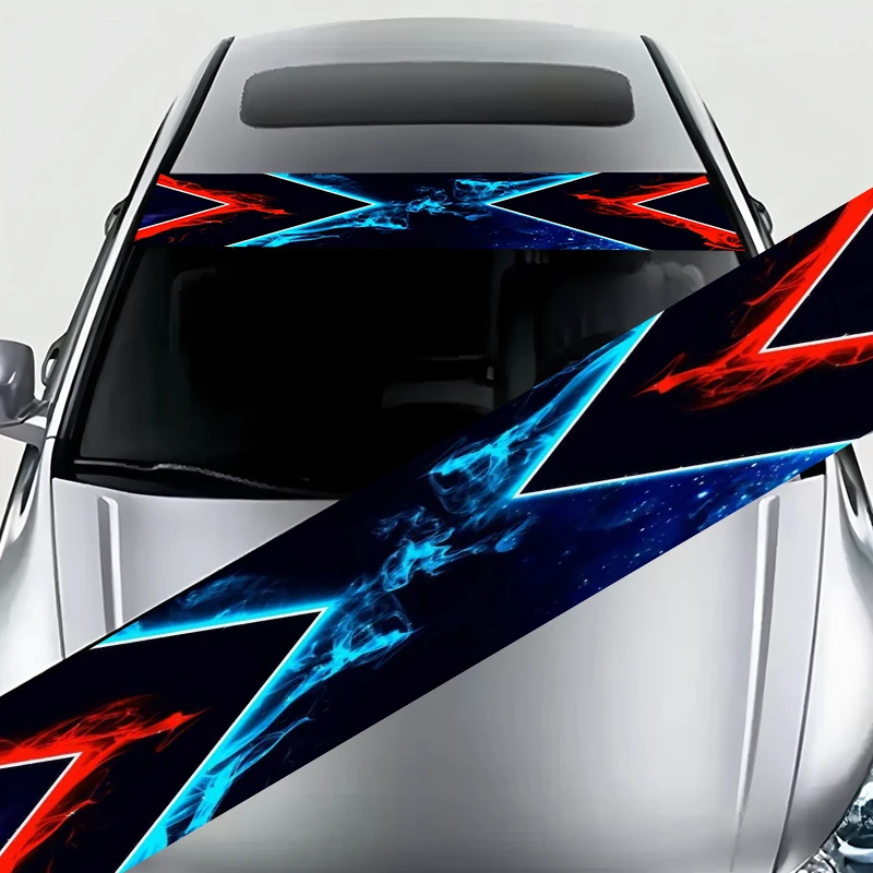 1, привлекательная красная и синяя перекрестная пламя, декоративная полоса ветра, графическая наклейка на переднее лобовое стекло автомобиля, водонепроницаемая и высокая
1, привлекательная красная и синяя перекрестная пламя, декоративная полоса ветра, графическая наклейка на переднее лобовое стекло автомобиля, водонепроницаемая и высокая