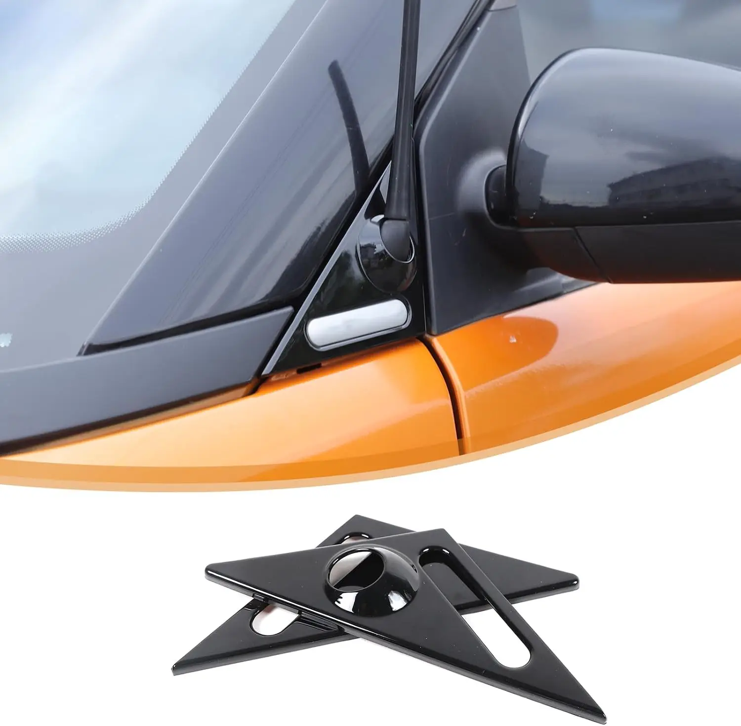 ABS Front Side Window Antenna Triangle Cover For Mercedes Benz Smart 451 Fortwo 2009-2015 ABS A-Pillar Antenna Spoiler Trim
ABS Front Side Window Antenna Triangle Cover For Mercedes Benz Smart 451 Fortwo 2009-2015 ABS A-Pillar Antenna Spoiler Trim