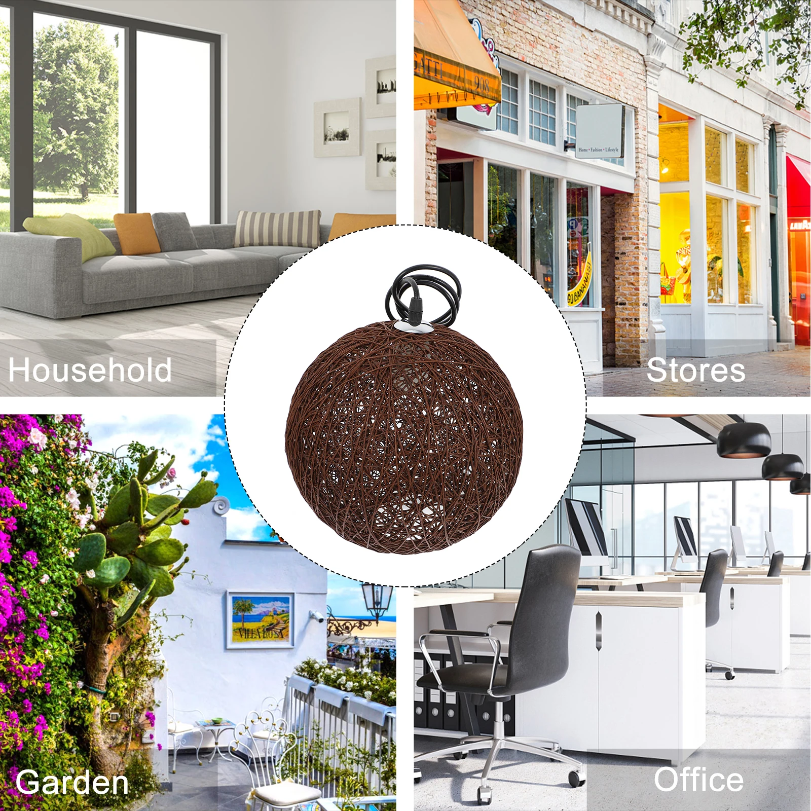 Rattan Chandelier Pendant Lamp Shade Lampshade Decoration Japanese-style Light Fixtures Ceiling Round
Rattan Chandelier Pendant Lamp Shade Lampshade Decoration Japanese-style Light Fixtures Ceiling Round