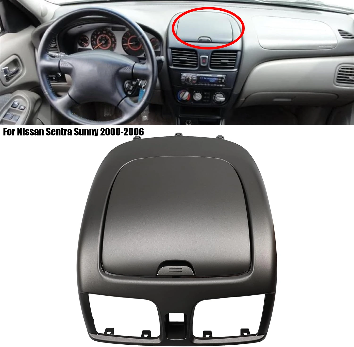 For 2000-2006 682605M002 Nissan Sentra Sunny Center Dash Air Vent Cubby Storage Hazard Switch Central Dashboard Air VentOutlet
For 2000-2006 682605M002 Nissan Sentra Sunny Center Dash Air Vent Cubby Storage Hazard Switch Central Dashboard Air VentOutlet