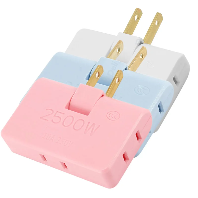 Copper 10A US CN Plug 3 AC Outlet Power Adaptor 3 In 1 Extension Electrical Socket 180° Rotating Foldable Socket AC Adapter
Copper 10A US CN Plug 3 AC Outlet Power Adaptor 3 In 1 Extension Electrical Socket 180° Rotating Foldable Socket AC Adapter
