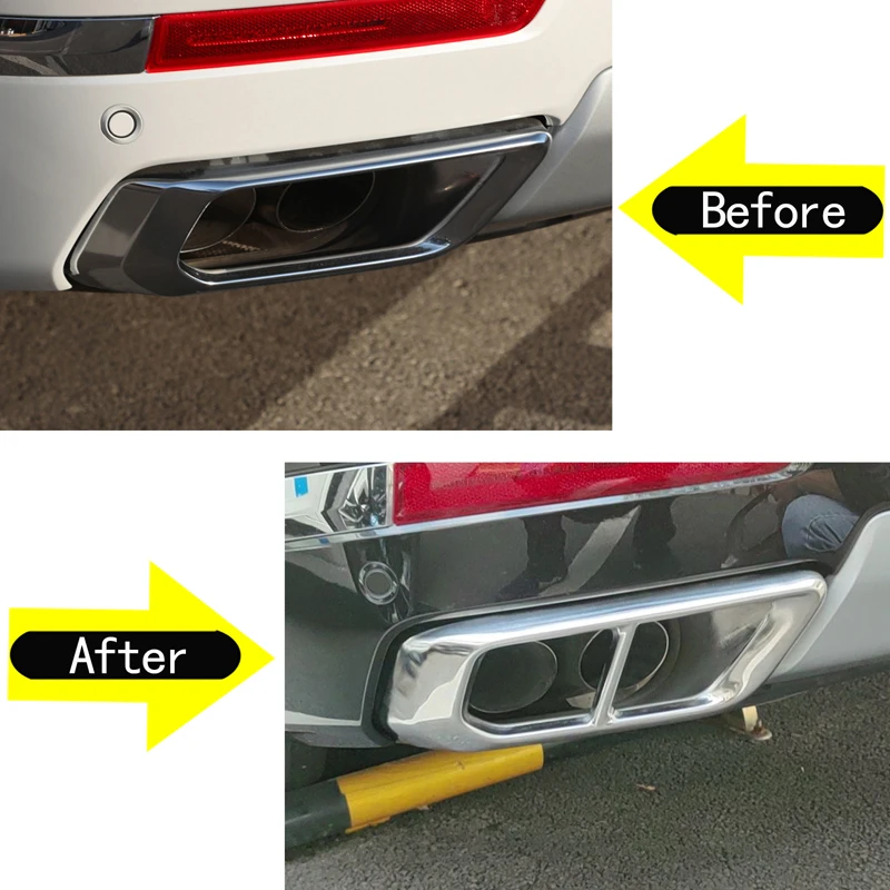 2Pcs Stainless Steel For BMW X5 G05 X7 G07 2019-2026+ Car Tail Muffler Exhaust Pipe Output Trim Cover Car Exterior Accessories
2Pcs Stainless Steel For BMW X5 G05 X7 G07 2019-2026+ Car Tail Muffler Exhaust Pipe Output Trim Cover Car Exterior Accessories