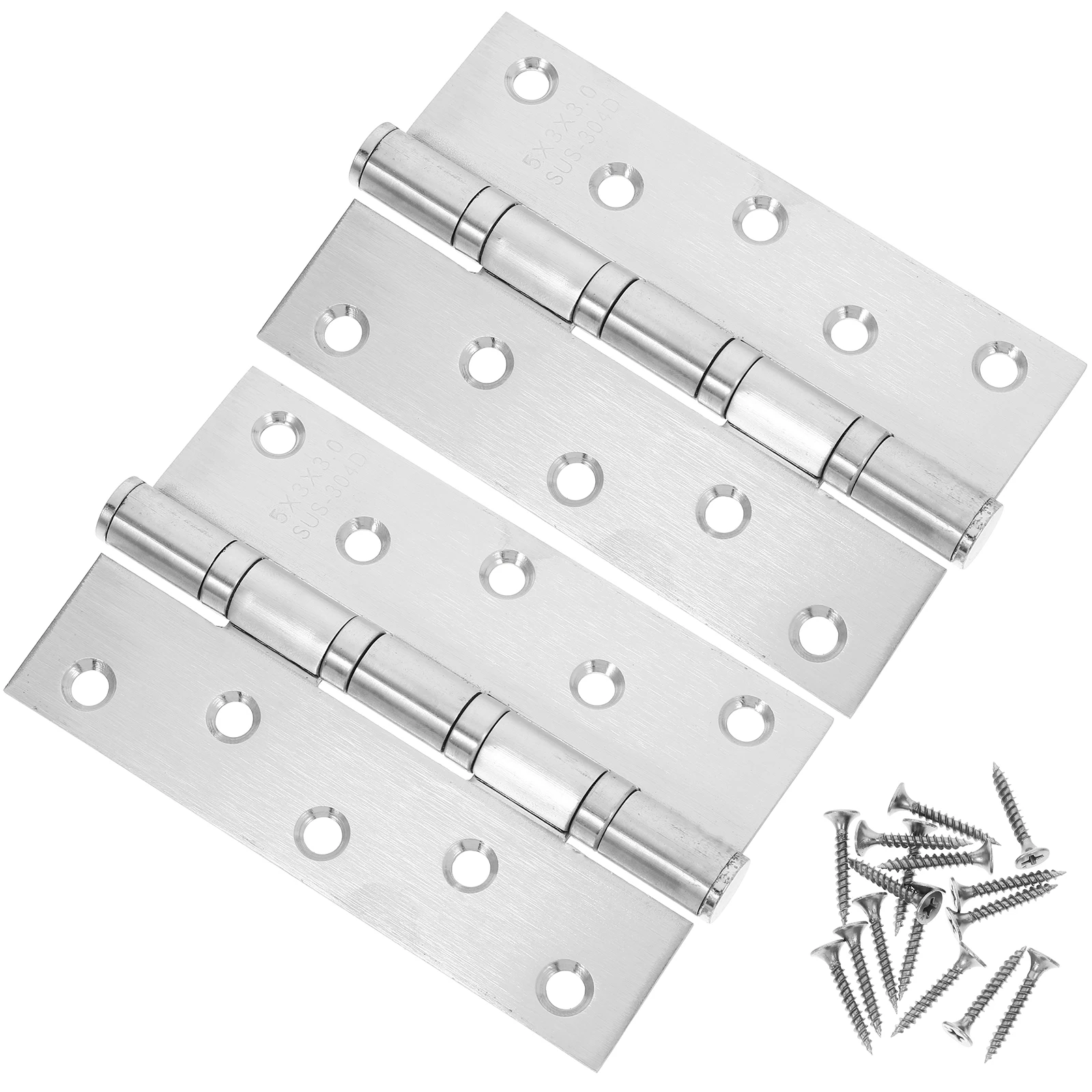 2Pcs Stainless Steel Flat Door Hinges Heavy Duty Ball Bearing Cabinet Wardrobe Furniture Hardware Accessories Hinged Screen Door
2Pcs Stainless Steel Flat Door Hinges Heavy Duty Ball Bearing Cabinet Wardrobe Furniture Hardware Accessories Hinged Screen Door