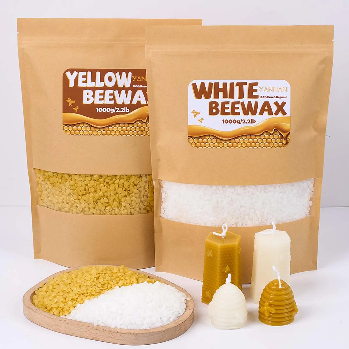 White Yellow Beeswax Pure Natural Granular Scented Candle Material DIY Scented Candles Smokeless Wicks Making Craft Supplies
White Yellow Beeswax Pure Natural Granular Scented Candle Material DIY Scented Candles Smokeless Wicks Making Craft Supplies