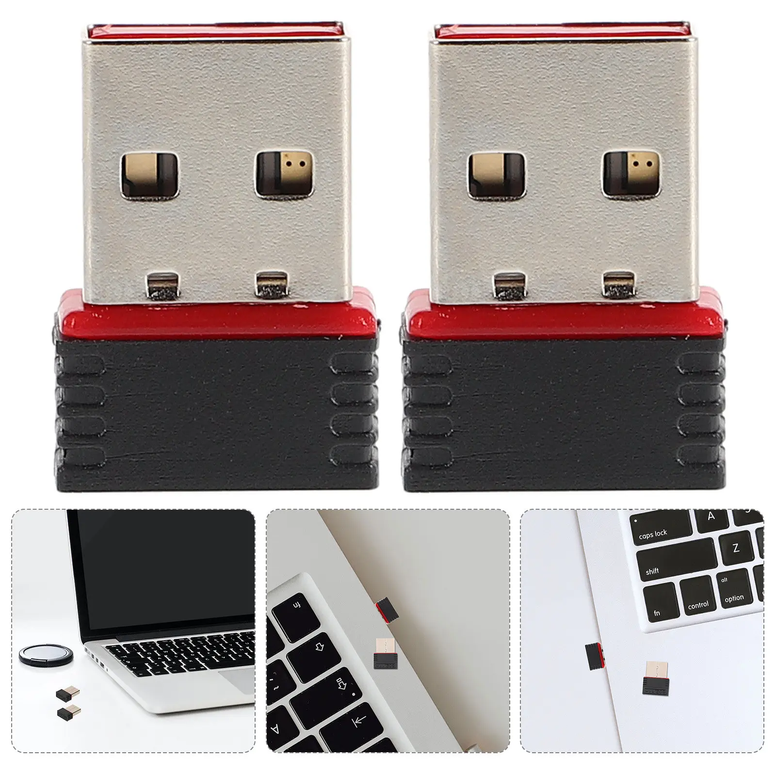 2Pcs Ultra Small USB Wireless Network Adapter Strong Signal Reception WiFi Receiver for Pc Laptop Desktop Notebook Gaming
2Pcs Ultra Small USB Wireless Network Adapter Strong Signal Reception WiFi Receiver for Pc Laptop Desktop Notebook Gaming