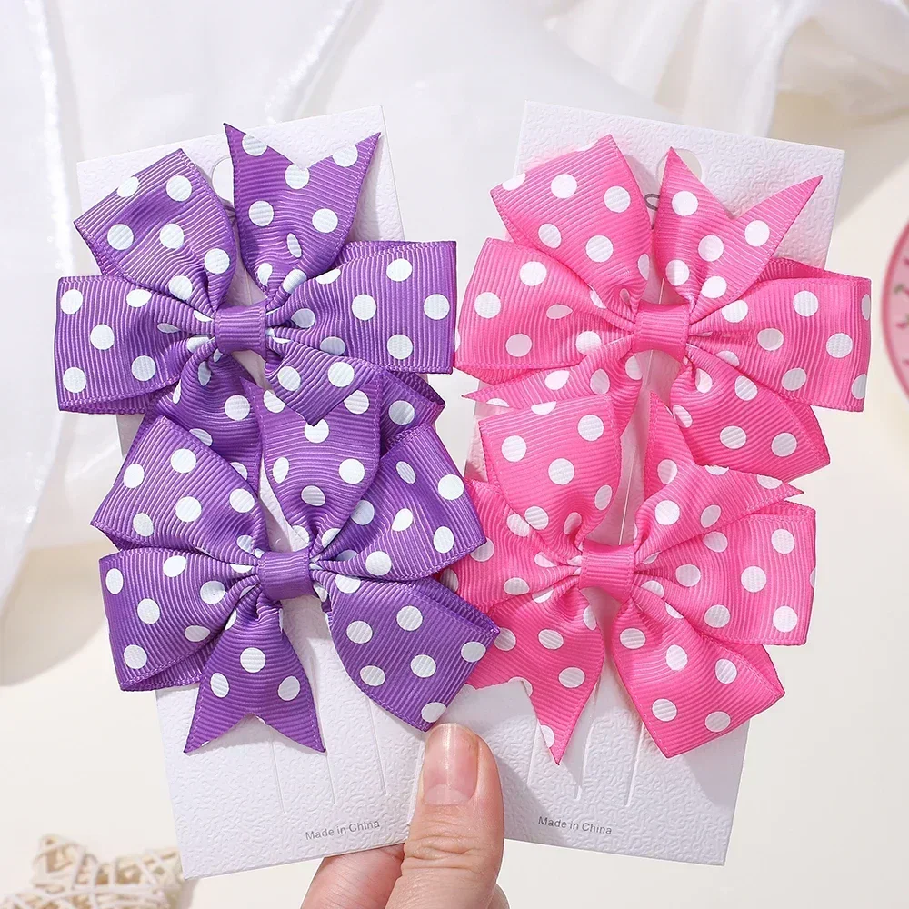 2PCS/set Girls Cute Printing Dot Bows Hair Accessories Hair Clips Handmade Bows Clips Hair Pin Kawaii Child Accessories Gifts
2PCS/set Girls Cute Printing Dot Bows Hair Accessories Hair Clips Handmade Bows Clips Hair Pin Kawaii Child Accessories Gifts