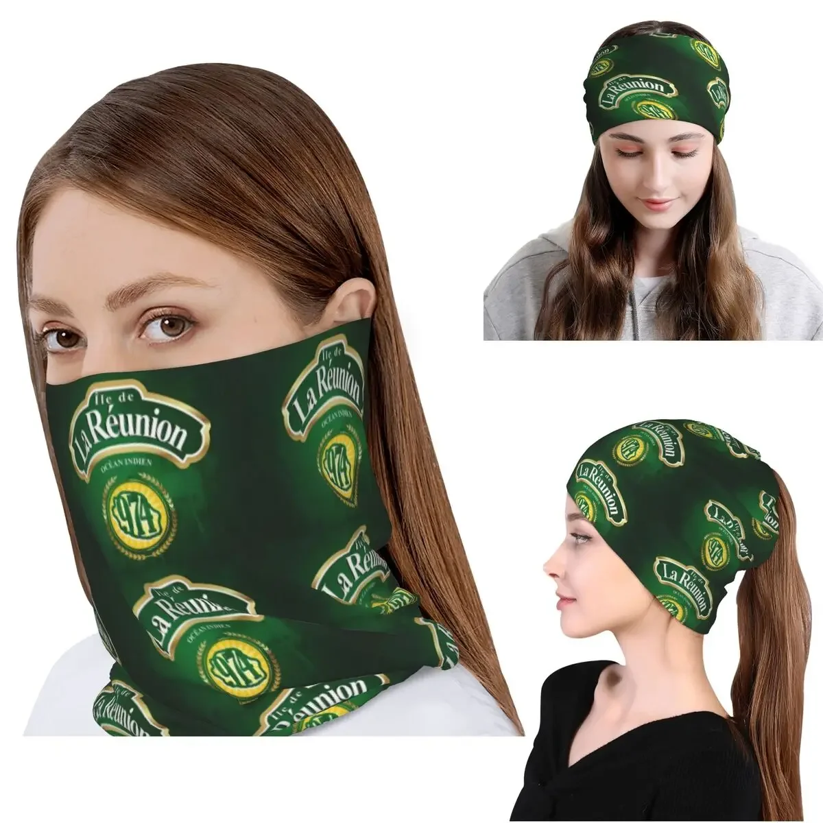 974 Reunion Island Flag Bandana Neck Gaiter Magic Scarf Warm Headwear Beanies Hat Unisex Adult Breathable
974 Reunion Island Flag Bandana Neck Gaiter Magic Scarf Warm Headwear Beanies Hat Unisex Adult Breathable