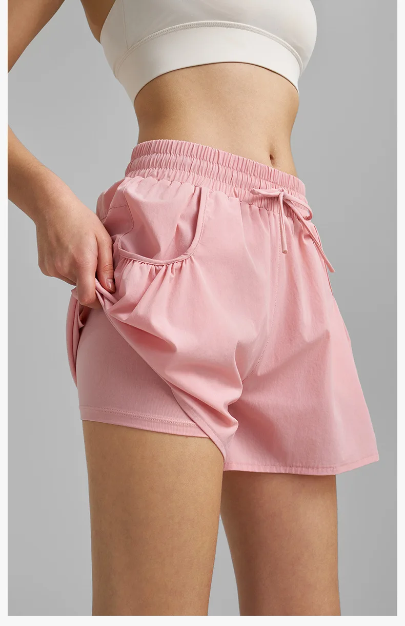 Women Anti-Exposure Quick Dry Yoga Shorts Breathable Sweat Wicking Fitness Shorts High Waist Sports Shorts For Women Casual
Women Anti-Exposure Quick Dry Yoga Shorts Breathable Sweat Wicking Fitness Shorts High Waist Sports Shorts For Women Casual