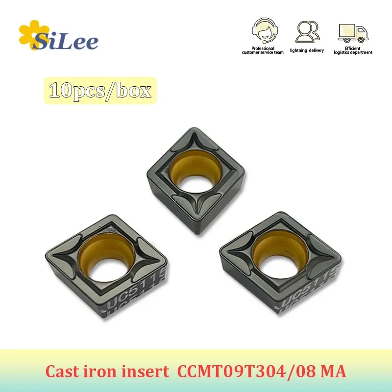 10pcs Cast Iron Insert CCMT09T304 CCMT060204 MA Lathe Tool CNC Internal Turning Tools CCMT 09T304 Hardness For Irons
10pcs Cast Iron Insert CCMT09T304 CCMT060204 MA Lathe Tool CNC Internal Turning Tools CCMT 09T304 Hardness For Irons