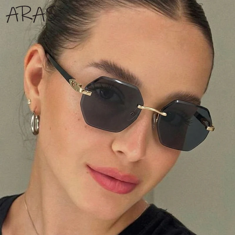 Fashion Rimless Square Sunglasses Women 2026 Luxury Brand Hexagon Metal Frame Sun Glasses For Lady Trendy Outdoor Eyewear Shades
Fashion Rimless Square Sunglasses Women 2026 Luxury Brand Hexagon Metal Frame Sun Glasses For Lady Trendy Outdoor Eyewear Shades