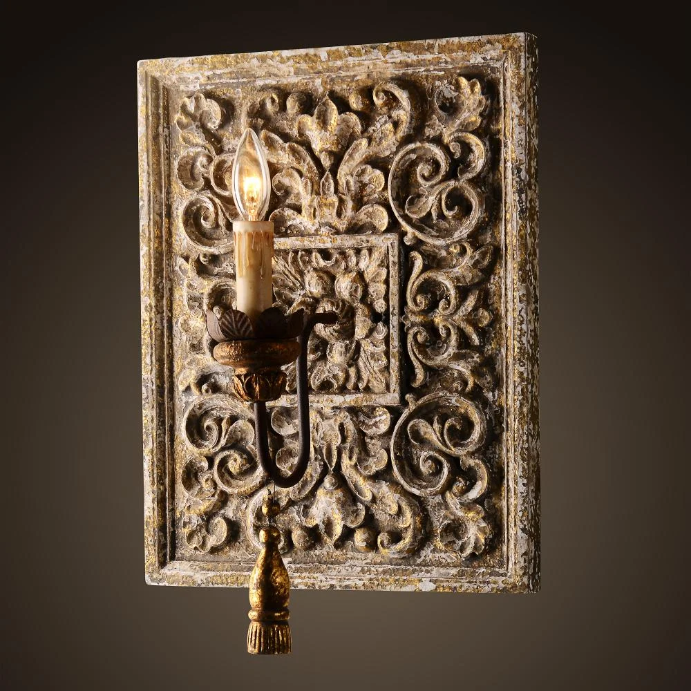 Wood carved wall lamp wall lamp bedroom bedside lamp living room tv background wall light
Wood carved wall lamp wall lamp bedroom bedside lamp living room tv background wall light