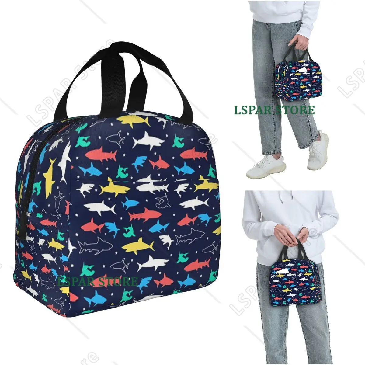 Cartoon Shark Insulated Lunch Bag for Kids School Cooler Thermal Food Box Tote Leakproof Lunch Boxes Container
Cartoon Shark Insulated Lunch Bag for Kids School Cooler Thermal Food Box Tote Leakproof Lunch Boxes Container