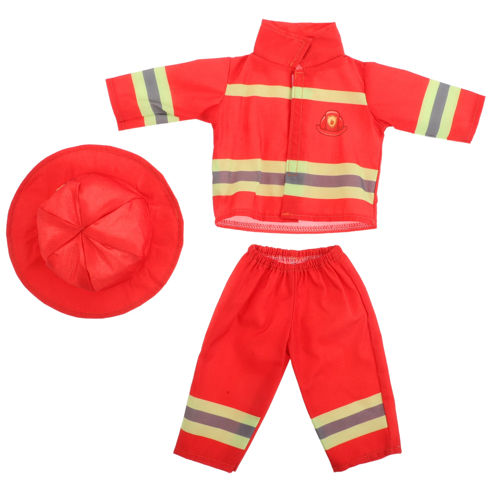 1 set Fireman Outfit 43Cm Clothes Girl Firefighter Costume Set Role Play Accessories Kids Dress Up Halloween Bear Stuffed
1 set Fireman Outfit 43Cm Clothes Girl Firefighter Costume Set Role Play Accessories Kids Dress Up Halloween Bear Stuffed