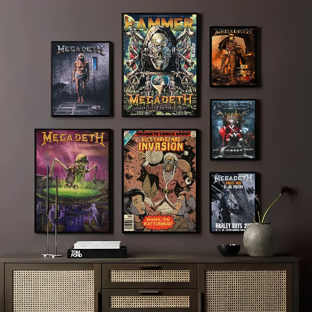 Vintage M-Megadeths Heavy Metal Rock Band Anime Posters Sticky Fancy Wall Sticker for Living Room Bar Decoration Room Wall Decor
Vintage M-Megadeths Heavy Metal Rock Band Anime Posters Sticky Fancy Wall Sticker for Living Room Bar Decoration Room Wall Decor