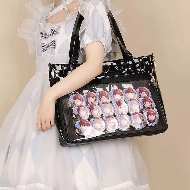 Casual Commuting Punk Gothic Versatile Large Capacity One Shoulder Handheld Underarm Tote Bag for Women
Casual Commuting Punk Gothic Versatile Large Capacity One Shoulder Handheld Underarm Tote Bag for Women