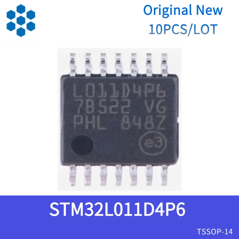 Оригинальный новый 10 шт./лот STM32L011D4P6 TSSOP-14 ARM Cortex-M0 + 32-битный микроконтроллер-MCU
Оригинальный новый 10 шт./лот STM32L011D4P6 TSSOP-14 ARM Cortex-M0 + 32-битный микроконтроллер-MCU