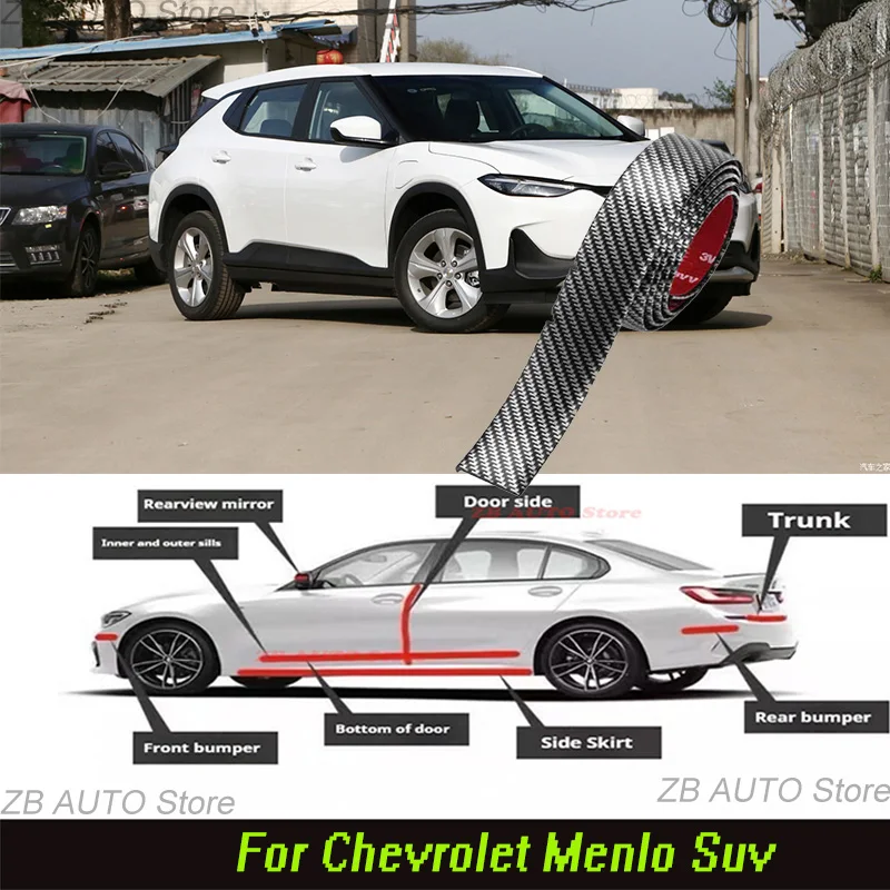For Chevrolet Menlo Suv Strong adhesive bumper strip, front and rear lip side skirts, collision and scratch resistant, suitable
For Chevrolet Menlo Suv Strong adhesive bumper strip, front and rear lip side skirts, collision and scratch resistant, suitable