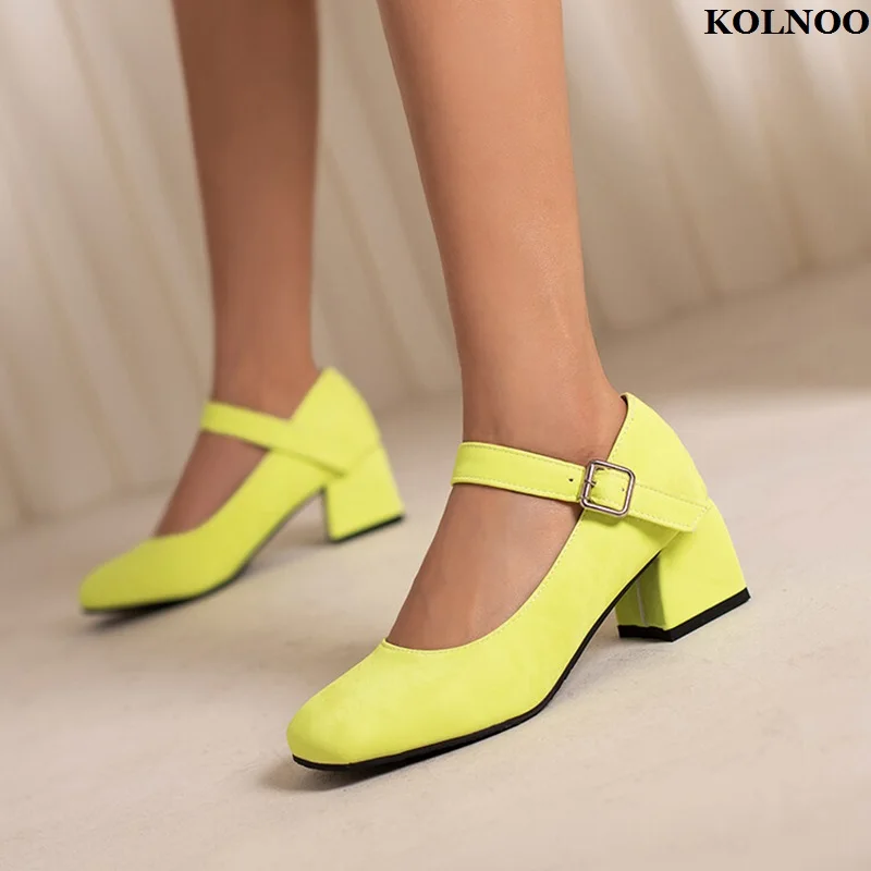 Kolnoo Handmade New Arrrival Women's Mid Heels Pumps Mary Janes Simple Daily Wear Party Shoes Evening Fashion Summer Hot Shoes
Kolnoo Handmade New Arrrival Women's Mid Heels Pumps Mary Janes Simple Daily Wear Party Shoes Evening Fashion Summer Hot Shoes