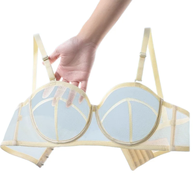 Big breasts, small strapless underwear, small breasts, gathered non-slip bandeau anti-walking beautiful back, plus size bra
Big breasts, small strapless underwear, small breasts, gathered non-slip bandeau anti-walking beautiful back, plus size bra
