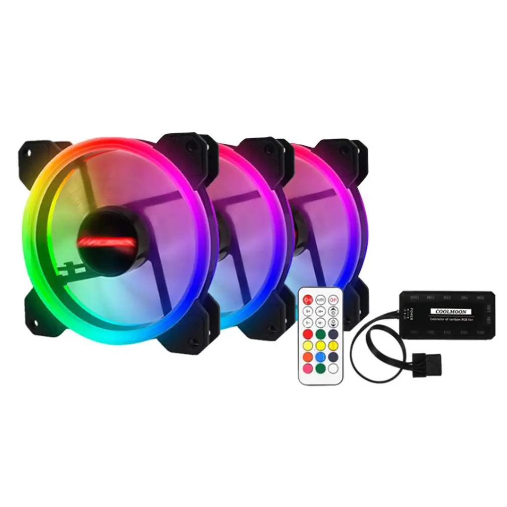 3PCS PC Computer Case Fan Cooling Cooler Adjustable RGB Led 12cm Mute Ventilador 5V DC ARGB Fans Adjust Speed Aura Sync
3PCS PC Computer Case Fan Cooling Cooler Adjustable RGB Led 12cm Mute Ventilador 5V DC ARGB Fans Adjust Speed Aura Sync