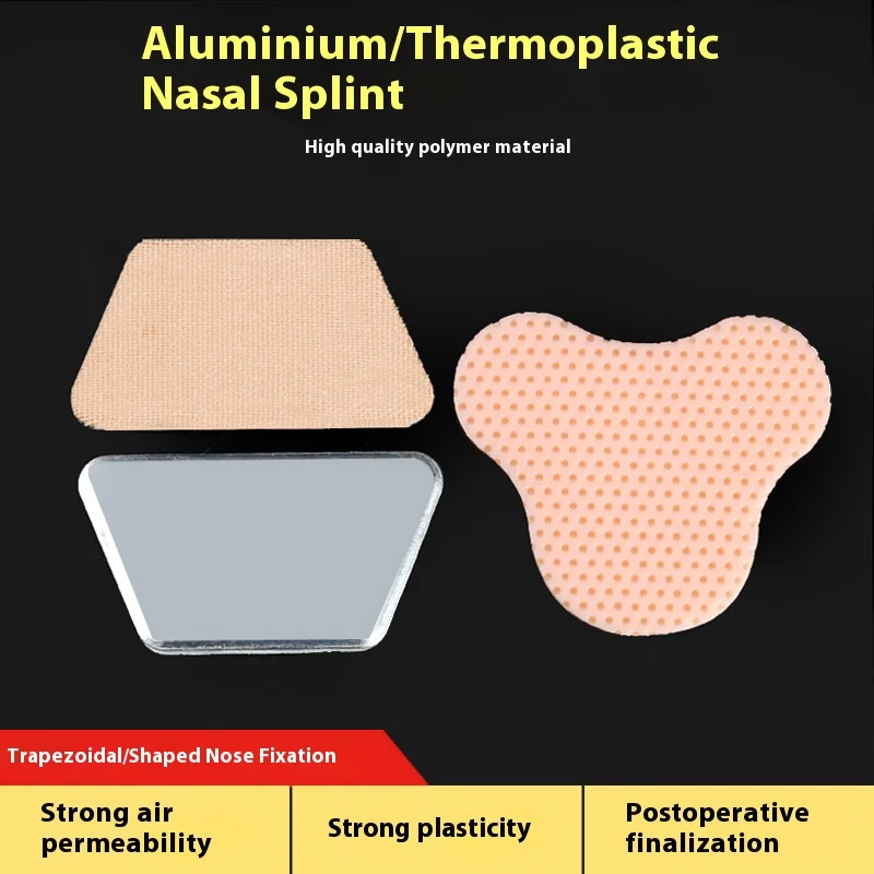 Comprehensive Nasal Splint Post Rhinoplasty Shaping White Low Temperature Thermoplastic Plate Crooked Nose Plastic Fixator
Comprehensive Nasal Splint Post Rhinoplasty Shaping White Low Temperature Thermoplastic Plate Crooked Nose Plastic Fixator