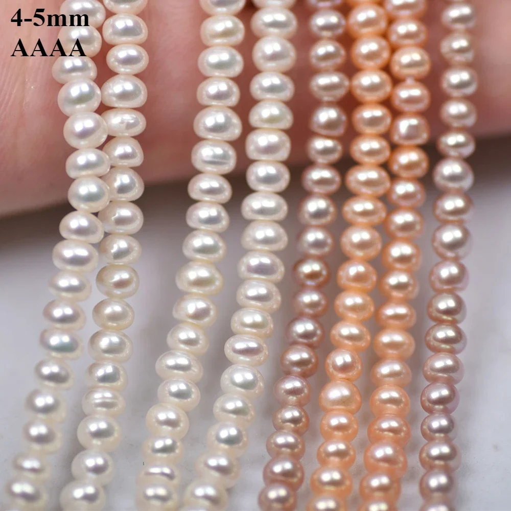 4-5mm4A Natural Freshwater White Pink Purple Flat Round Bead Pearl Gift Jewelry Make DIY Necklace Bracelet Accessories Wholesale
4-5mm4A Natural Freshwater White Pink Purple Flat Round Bead Pearl Gift Jewelry Make DIY Necklace Bracelet Accessories Wholesale