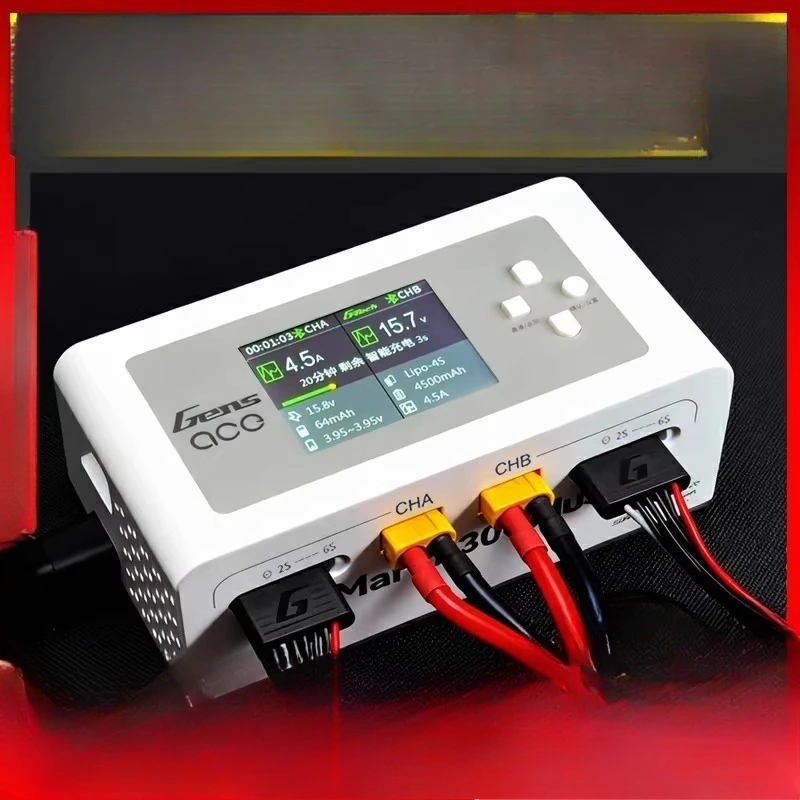 D300 Plus двухканальный интеллектуальный балансный адаптер для зарядки аккумулятора для БПЛА 6S AC300W
D300 Plus двухканальный интеллектуальный балансный адаптер для зарядки аккумулятора для БПЛА 6S AC300W