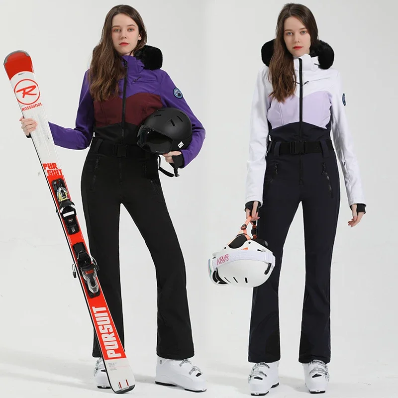 2025 Winter New One-Piece Ski Suit Women Slim Girdle Warm outdoor snowboarding jacket windproof waterproof Jumpsuits Skiing Set
2025 Winter New One-Piece Ski Suit Women Slim Girdle Warm outdoor snowboarding jacket windproof waterproof Jumpsuits Skiing Set