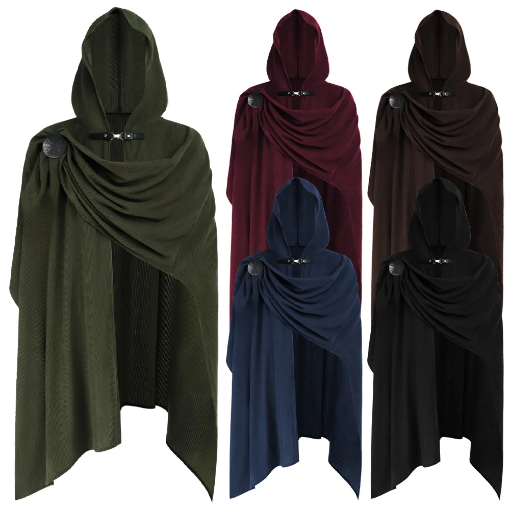 New Medieval Corduroy Cosplay Death Knight Halloween Renaissance Knight Robe Women's Ethnic Stage Costume Spring 2025
New Medieval Corduroy Cosplay Death Knight Halloween Renaissance Knight Robe Women's Ethnic Stage Costume Spring 2025