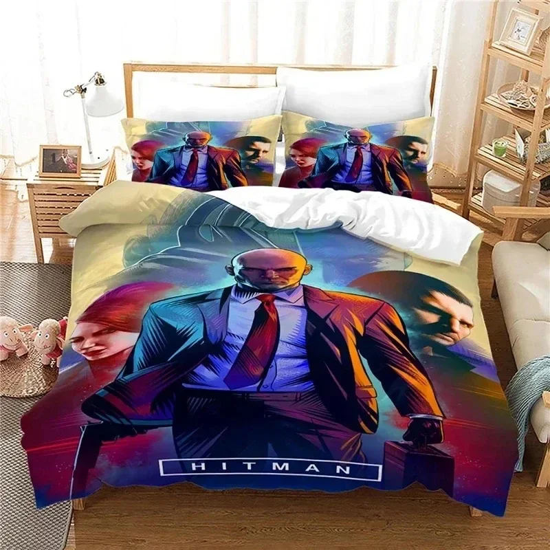 Game Hitman Killer 3D NEW Duvet Cover Pillowcase Bedding Set Adult Boy Girl Bedroom Decoration Children Single Double Large
Game Hitman Killer 3D NEW Duvet Cover Pillowcase Bedding Set Adult Boy Girl Bedroom Decoration Children Single Double Large