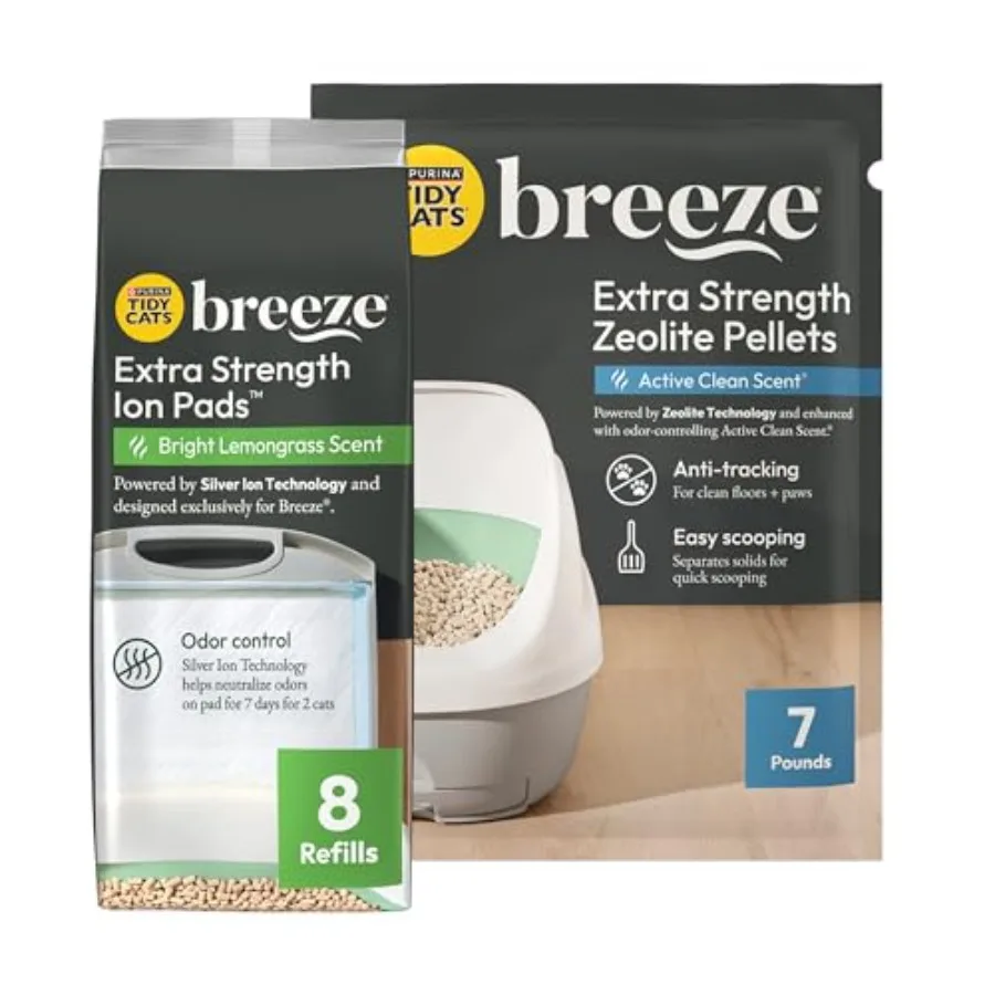 Наполнитель для кошачьего туалета Purina Breeze Extra Strength, набор для пополнения запасов, для контроля запаха в домах с несколькими кошками, премиум-формула с комкующимся наполнителем и свежим ароматом
Наполнитель для кошачьего туалета Purina Breeze Extra Strength, набор для пополнения запасов, для контроля запаха в домах с несколькими кошками, премиум-формула с комкующимся наполнителем и свежим ароматом