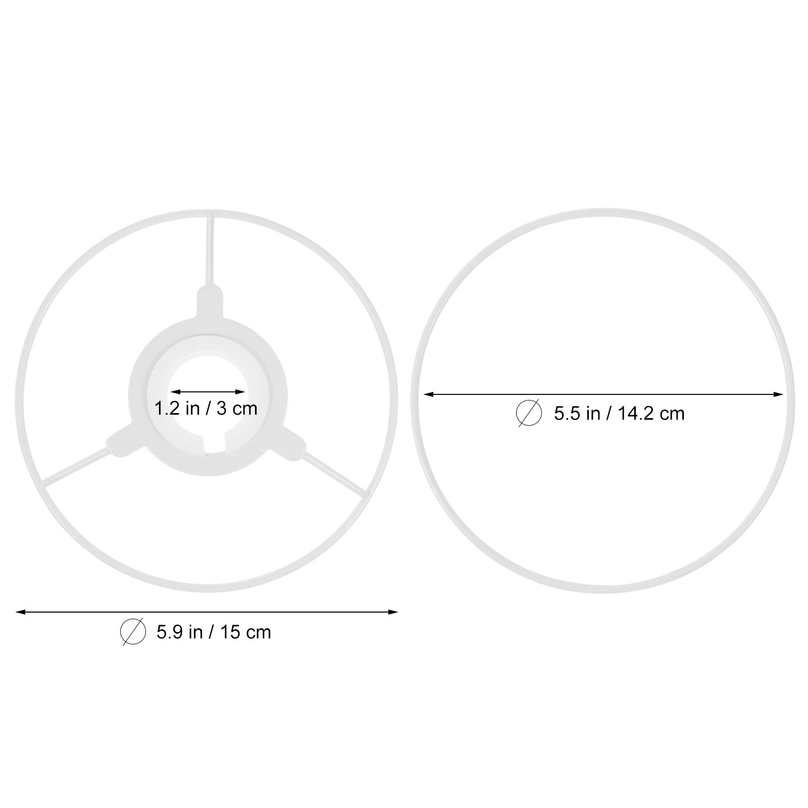 Round Lampshade Frame 15CM Wire Lamp Shade Ring Set for Table Lamps Modern DIY Metal Ring Support Light Cage Guard Practical
Round Lampshade Frame 15CM Wire Lamp Shade Ring Set for Table Lamps Modern DIY Metal Ring Support Light Cage Guard Practical