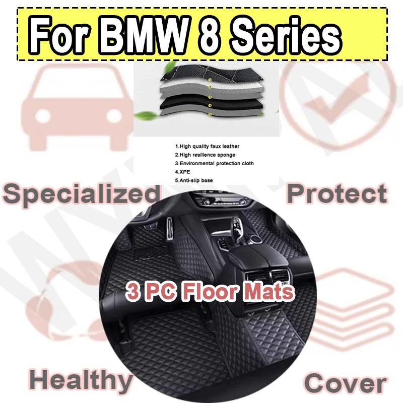 Роскошные кожаные автомобильные коврики для BMW серии 8 Gran Coupe G16 2019 2020 2021 2022 2023 4-дверные водонепроницаемые автомобильные аксессуары Interio
Роскошные кожаные автомобильные коврики для BMW серии 8 Gran Coupe G16 2019 2020 2021 2022 2023 4-дверные водонепроницаемые автомобильные аксессуары Interio