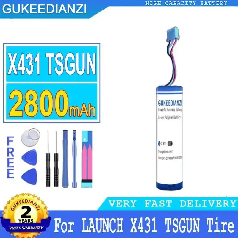2800Mah Tire Pressure Monitoring System Battery Reliable Power Supply For Launch X431 Tsgun Device
2800Mah Tire Pressure Monitoring System Battery Reliable Power Supply For Launch X431 Tsgun Device