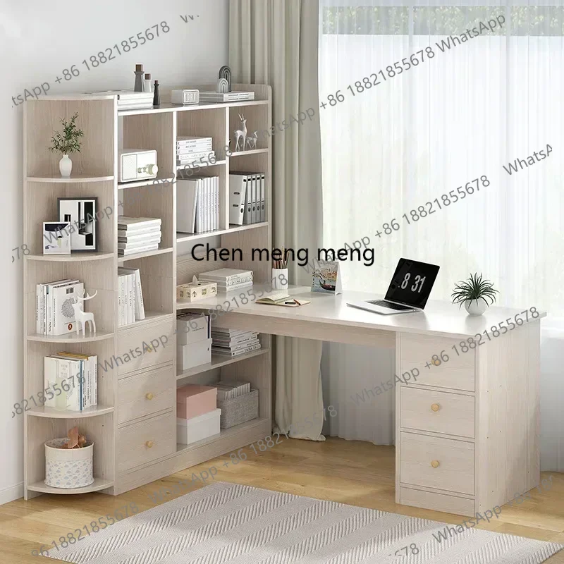 Computer Desk Bookshelf Integrated Shelves Drawers Large Laptop Home Bedroom Student Study Writing Desk Simple Office Table
Computer Desk Bookshelf Integrated Shelves Drawers Large Laptop Home Bedroom Student Study Writing Desk Simple Office Table