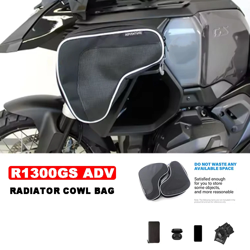 For BMW R 1300 GS ADV R1300GSA Waterproof Bag Radiator Cowl Bags R 1300GS Adventure 2024- Waterproof Fairing Tool Bags
For BMW R 1300 GS ADV R1300GSA Waterproof Bag Radiator Cowl Bags R 1300GS Adventure 2024- Waterproof Fairing Tool Bags
